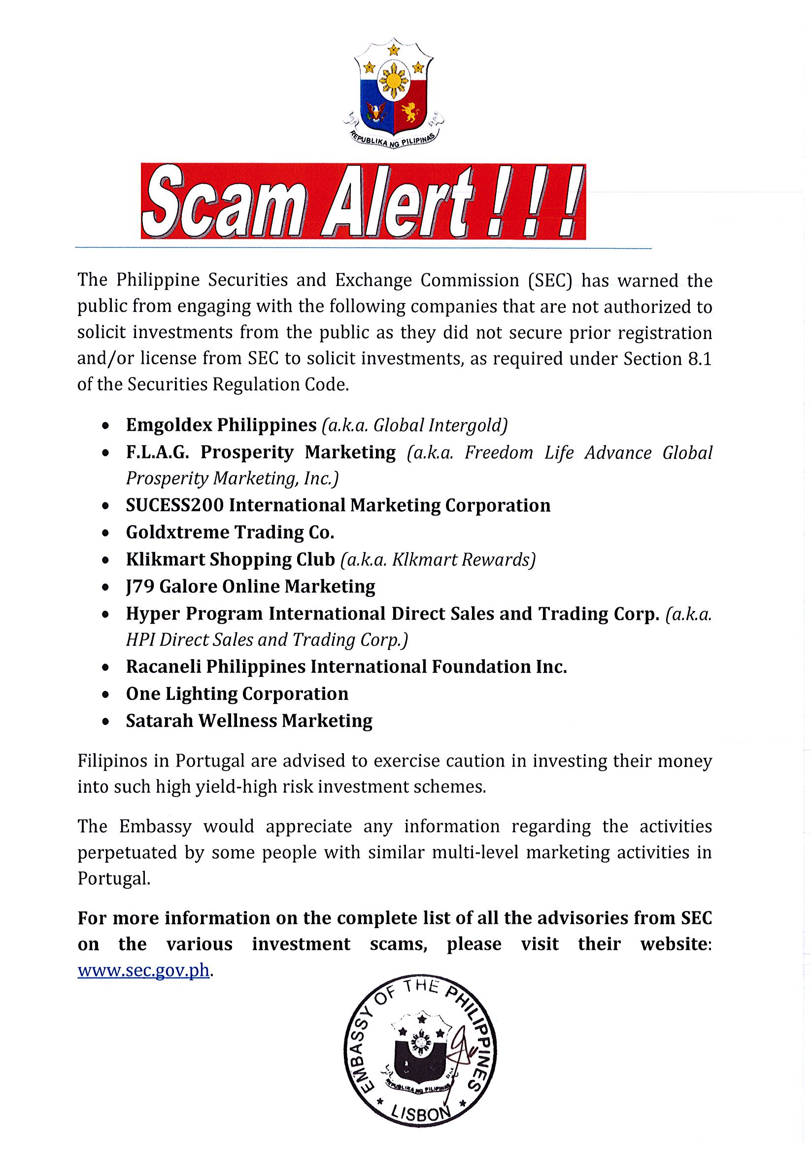 Scam Alert