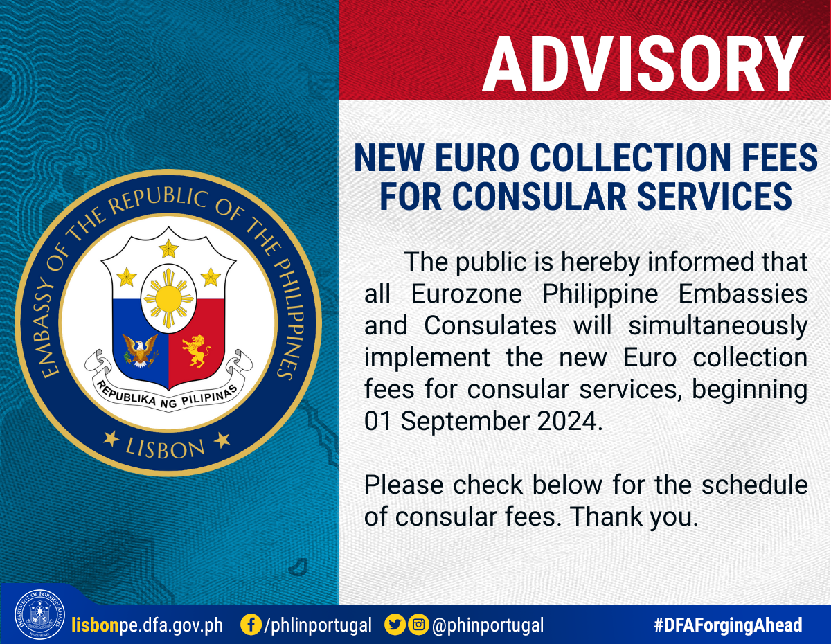 New Euro Collection Fees